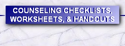 CLIENT CHECKLIST, WORKSHEETS, & HANDOUTS